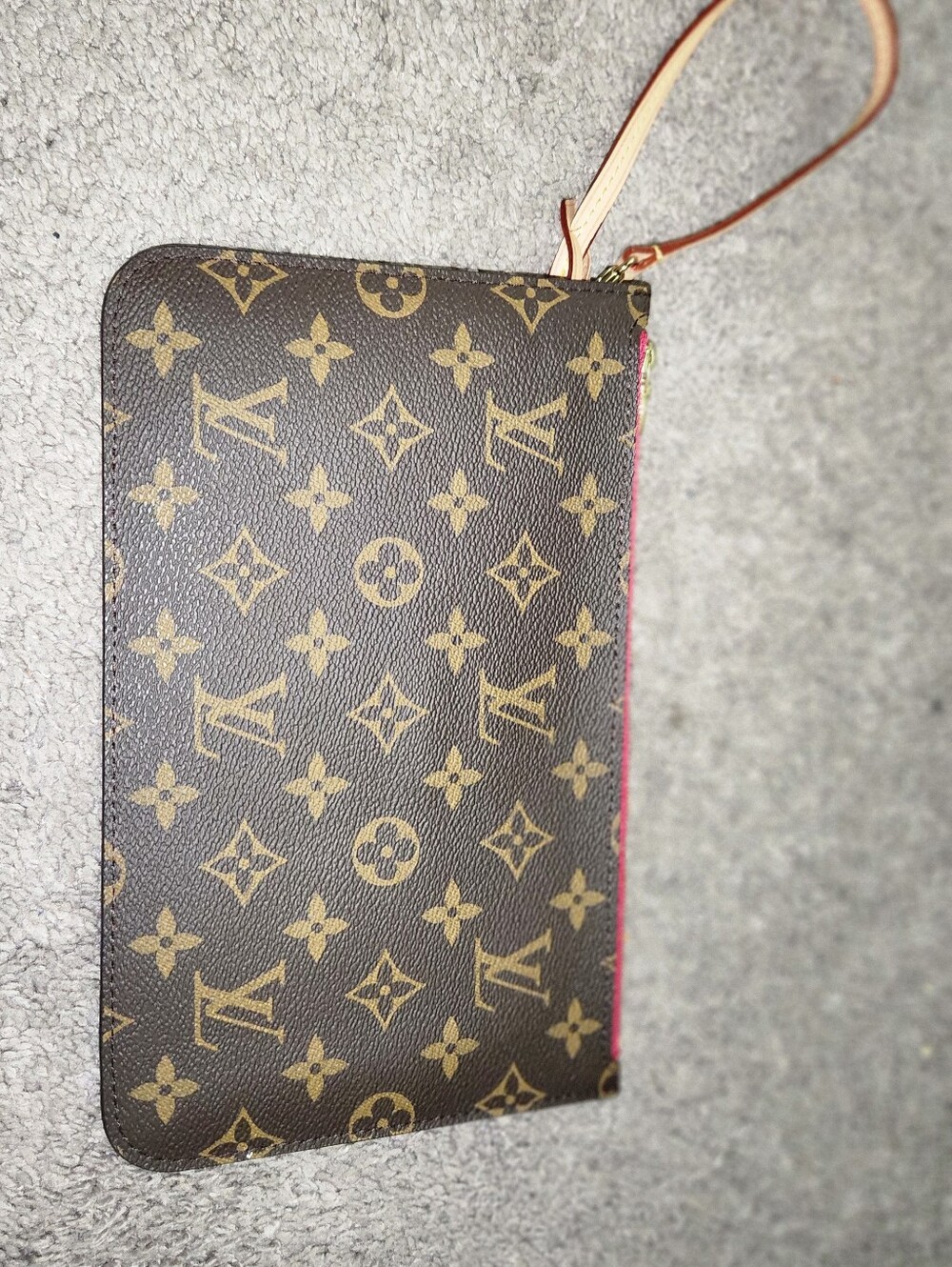 Louis Vuitton Monogram Canvas Tote with Pink Zip Detail Neverfull GM - Picture 7 of 16